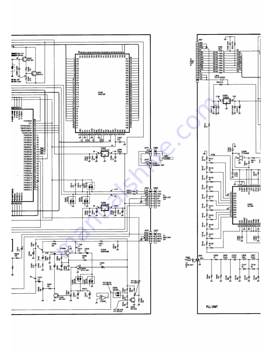 Icom IC-M700PRO Service Manual Download Page 68