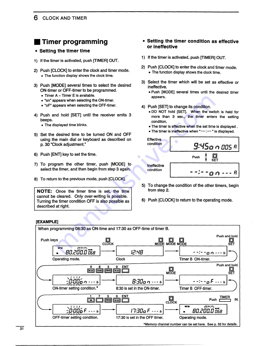 Icom IC-R7100 Insrtuction Manual Download Page 34