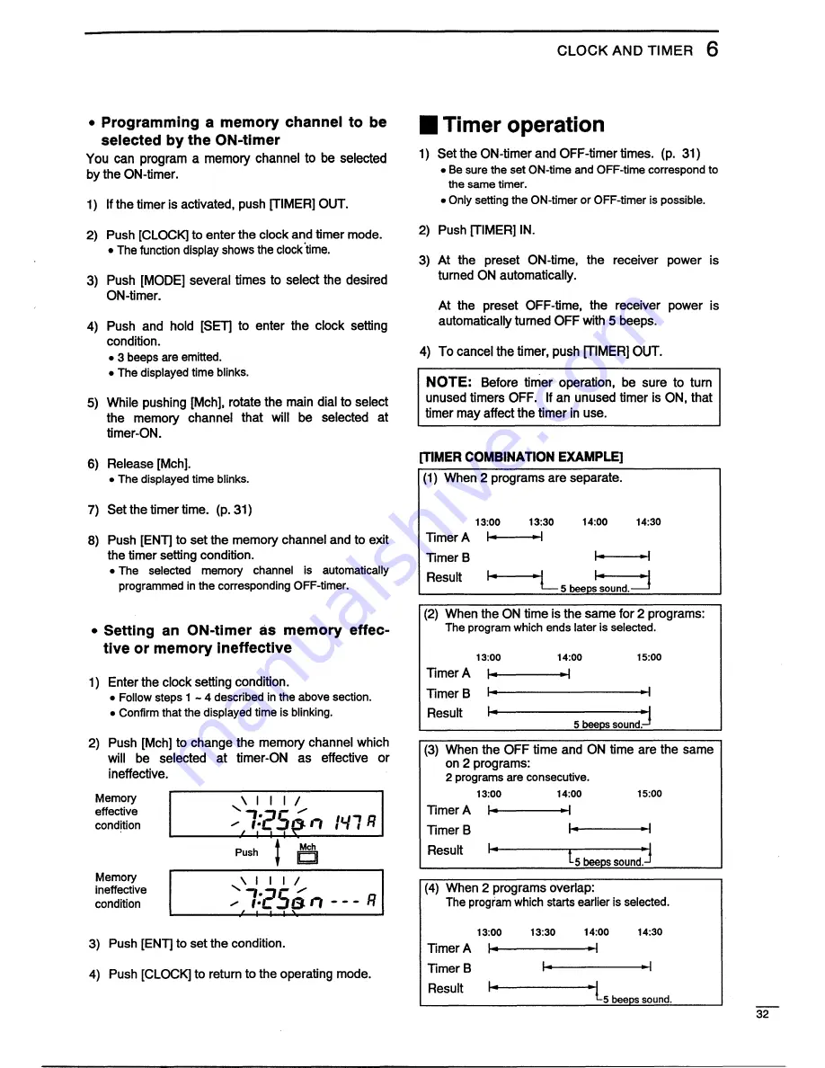 Icom IC-R7100 Insrtuction Manual Download Page 35