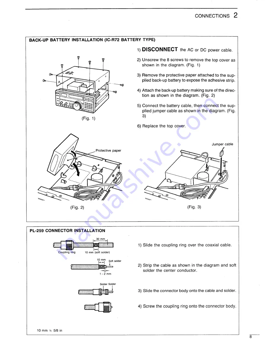 Icom IC-R72 Manual Download Page 9