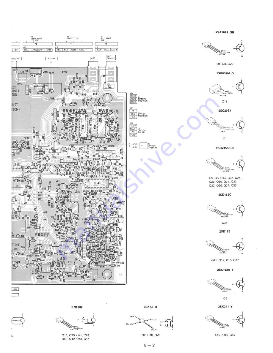 Icom IC-R72 Service Manual Download Page 40