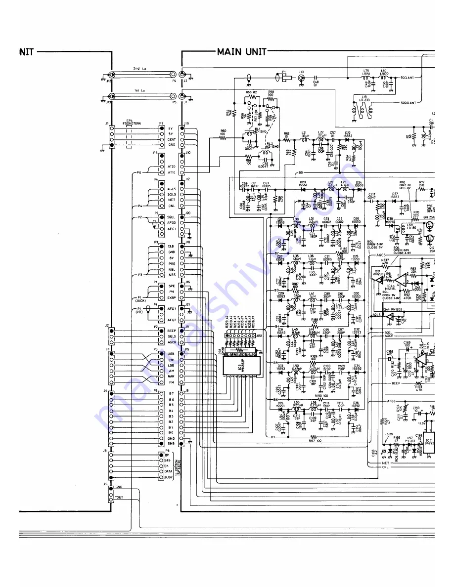 Icom IC-R72 Service Manual Download Page 52