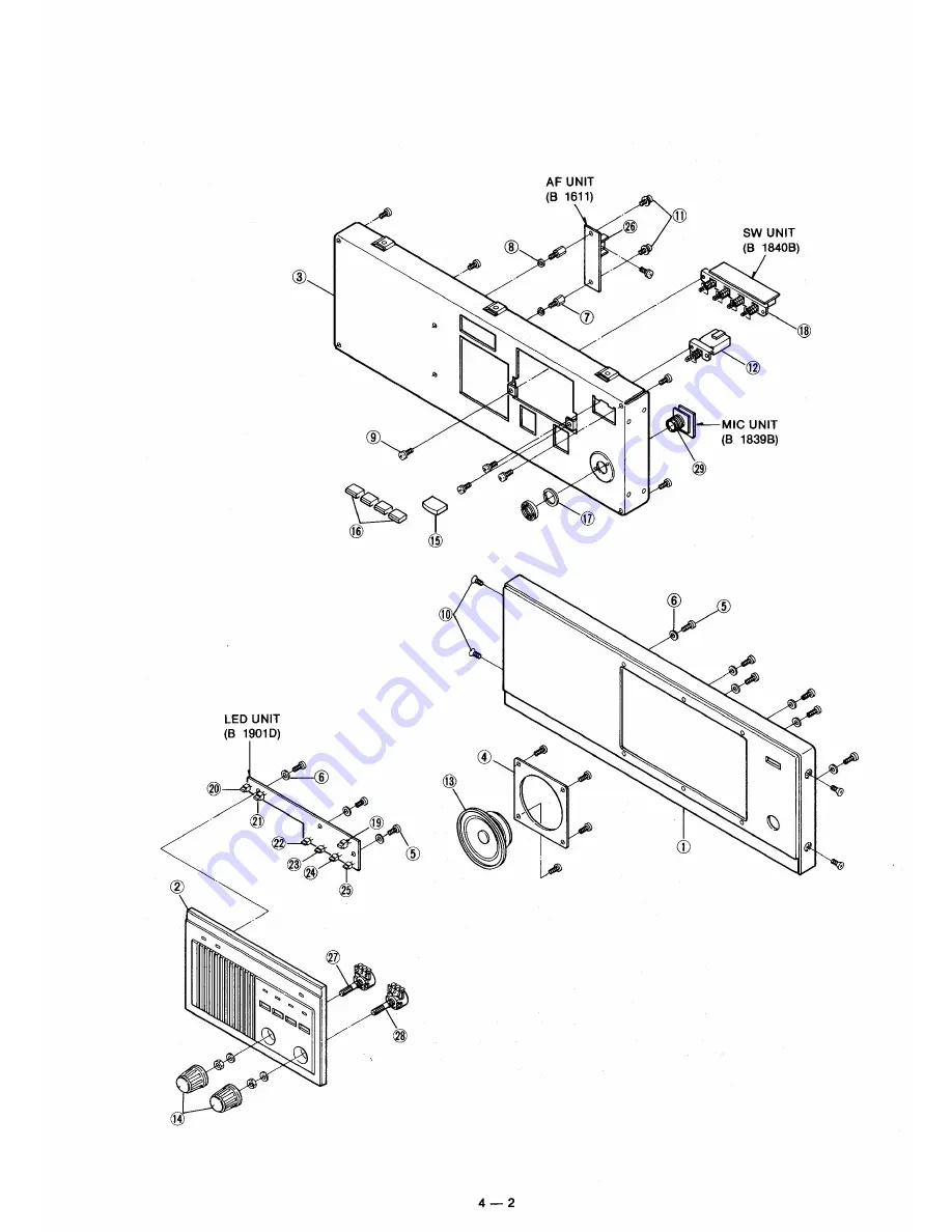 Icom IC-RP4020 Service Manual Download Page 13