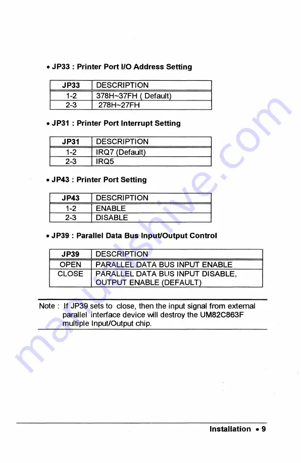 ICP ASC486 ISA 486/P24T Manual Download Page 10