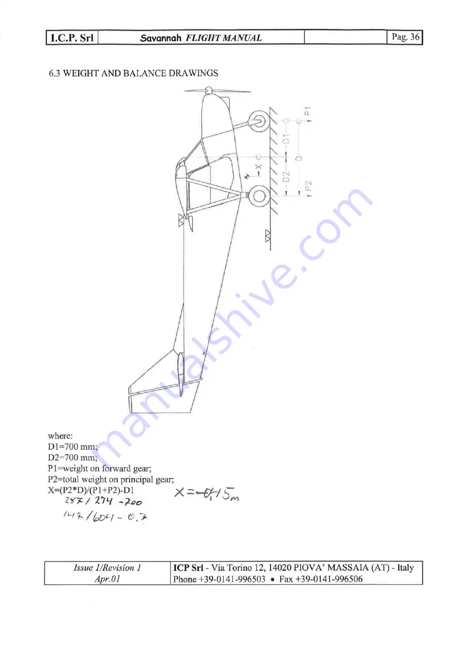 ICP Savannah Airplane Flight Manual Download Page 36