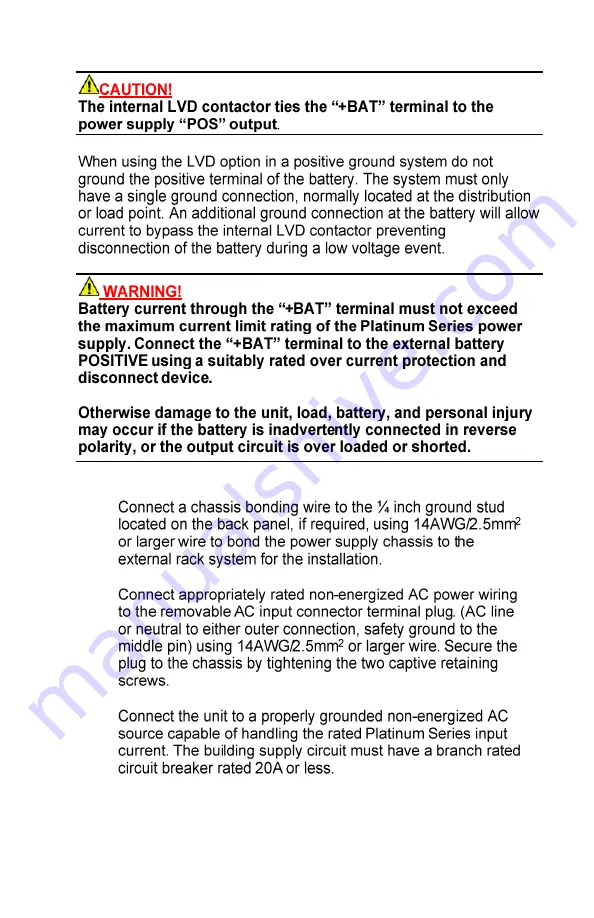 ICT Platinum Series Instruction Manual Download Page 9