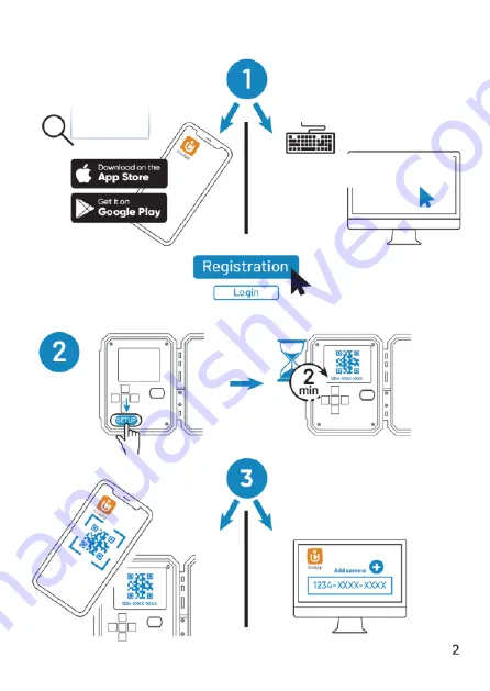 ICU CLOM CAM S Quick Start Manual Download Page 2