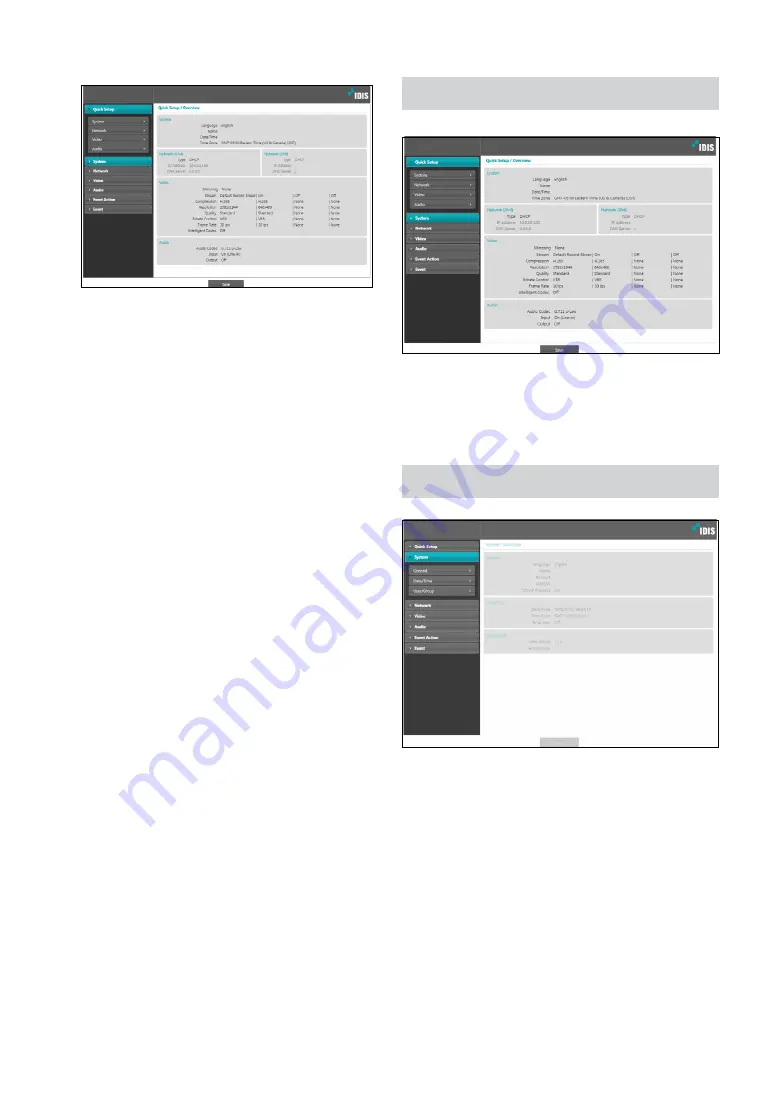 Idis DC-T3533HRX Operation Manual Download Page 8