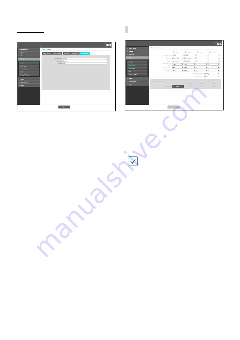 Idis DC-T3533HRX Operation Manual Download Page 21