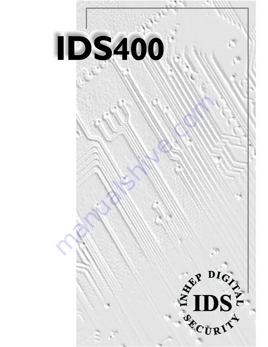 IDS 400 User Manual Download Page 1