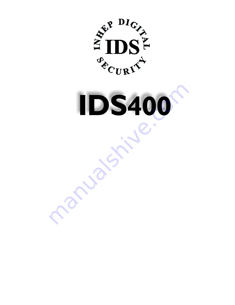 IDS 400 User Manual Download Page 3