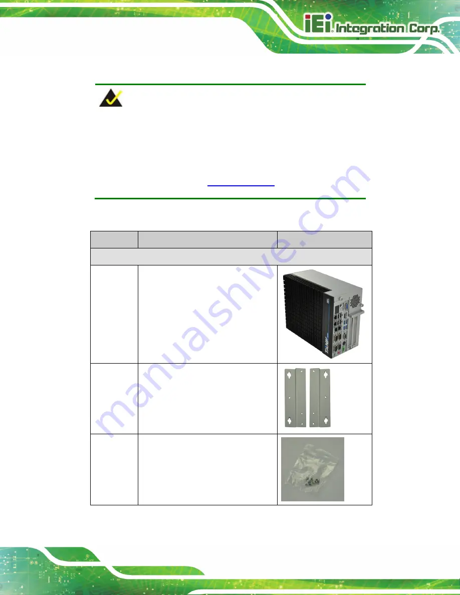 IEI Technology TANK -870-Q170 S eries Скачать руководство пользователя страница 36