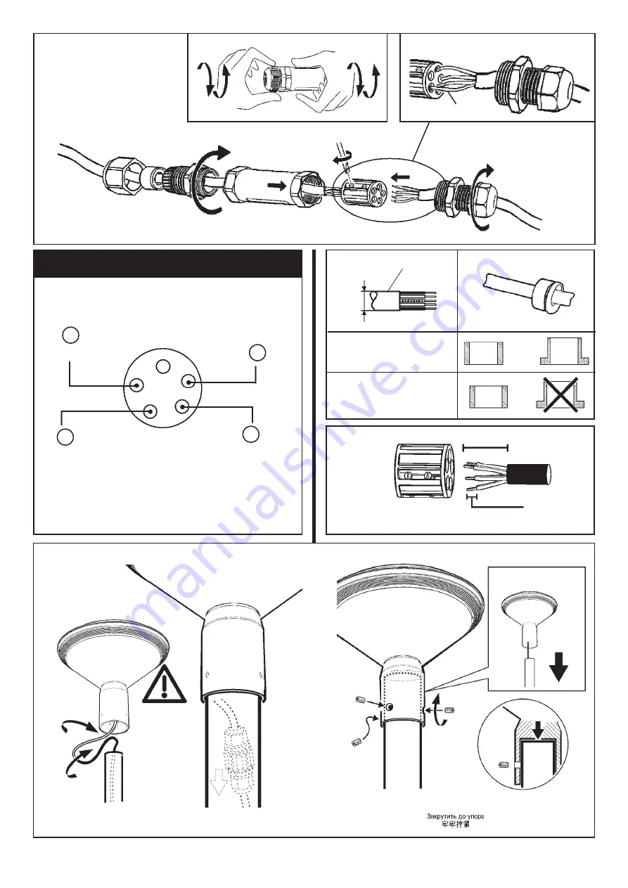 iGuzzini TWILIGHT MIDDLE OF THE NIGHT E024 Installation Instruction Download Page 5