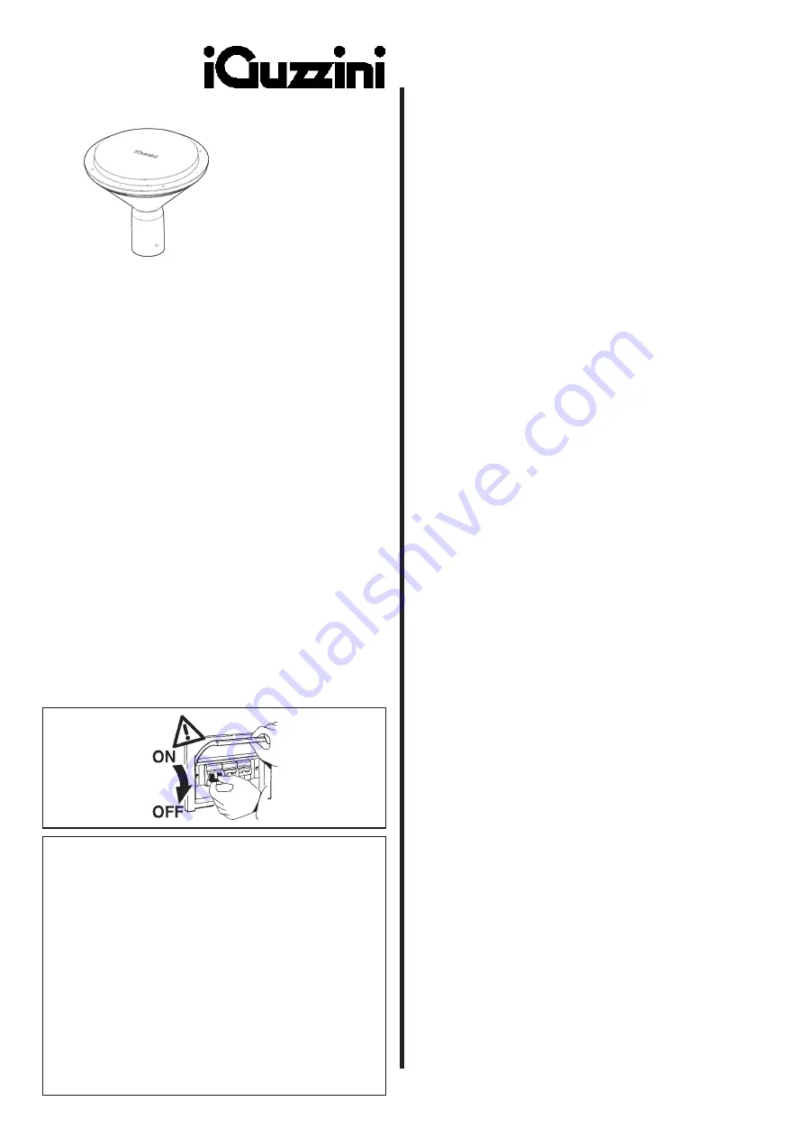 iGuzzini TWILIGHT MIDDLE OF THE NIGHT E024 Instruction Sheet Download Page 10