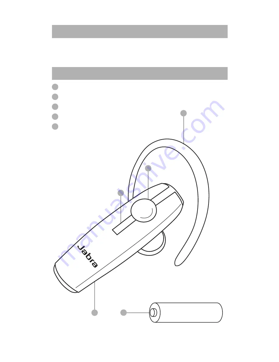 Jabra BT2040 - Headset - In-ear ear-bud User Manual Download Page 4