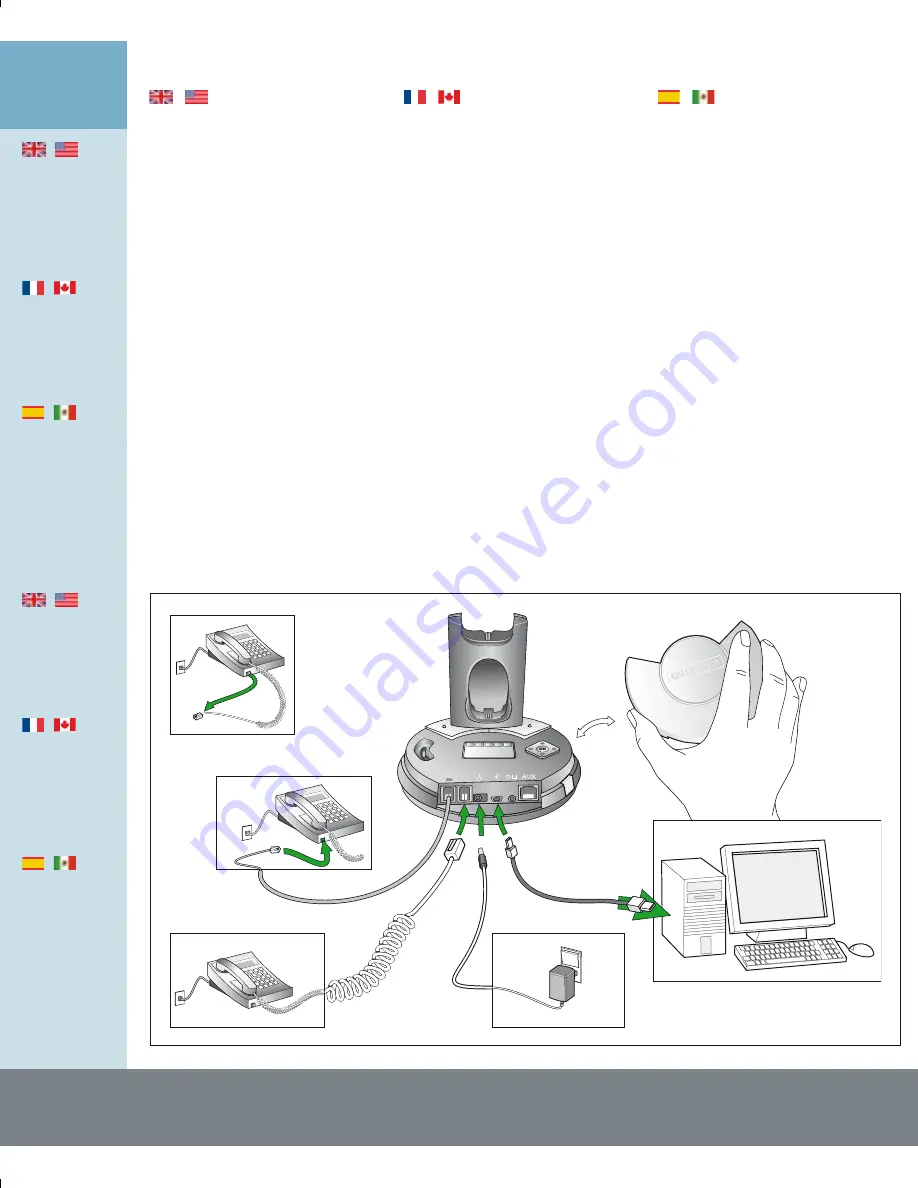 Jabra GN9350 - Headset - Convertible Скачать руководство пользователя страница 4