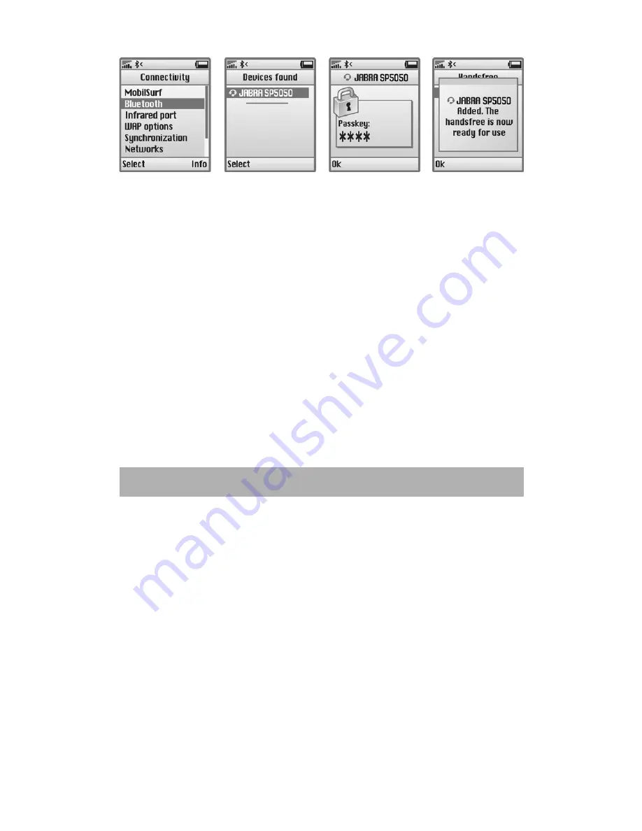 Jabra SP5050 - Bluetooth hands-free Speakerphone User Manual Download Page 71