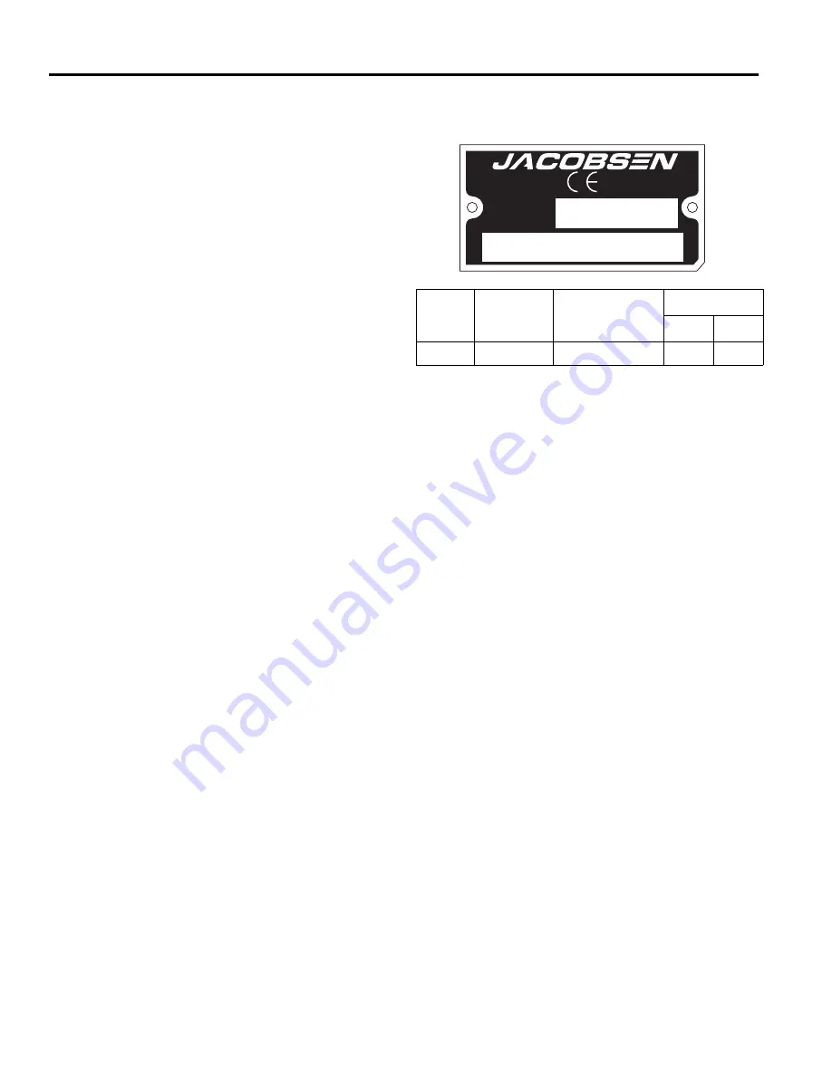 Jacobsen HR 5111 Maintenance Manual Download Page 6