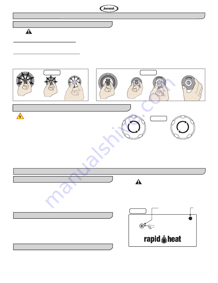 Jacuzzi Pure Air Operating Manual Download Page 26