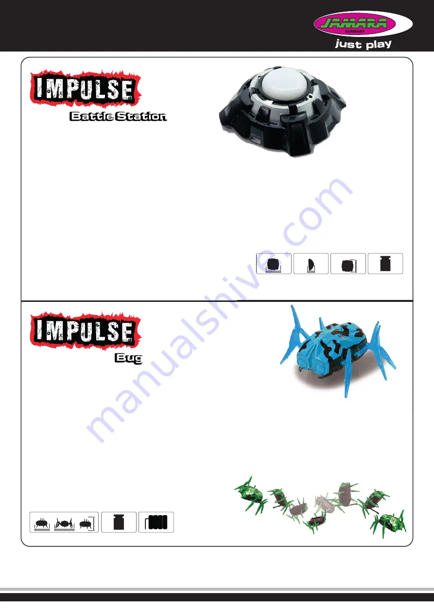 Jamara Impulse Laser Gun Pistol Set Instructions Manual Download Page 8