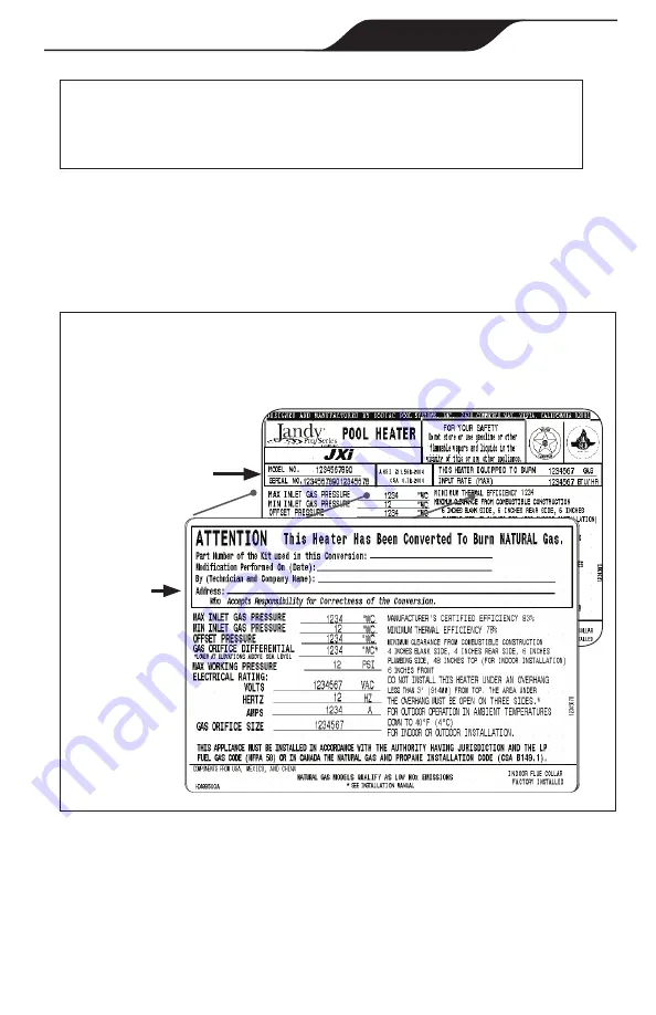 Jandy Pro Series JXi 200 Installation Instructions Manual Download Page 25