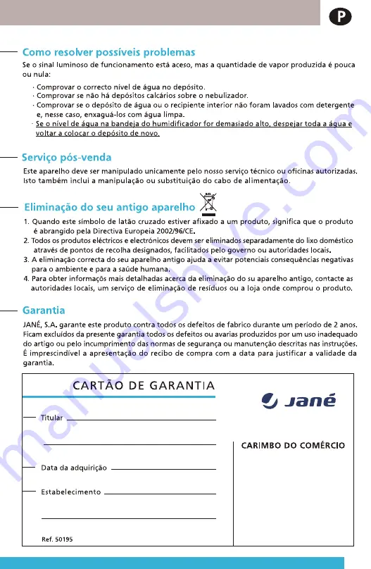 JANE 50195 Instructions Manual Download Page 33