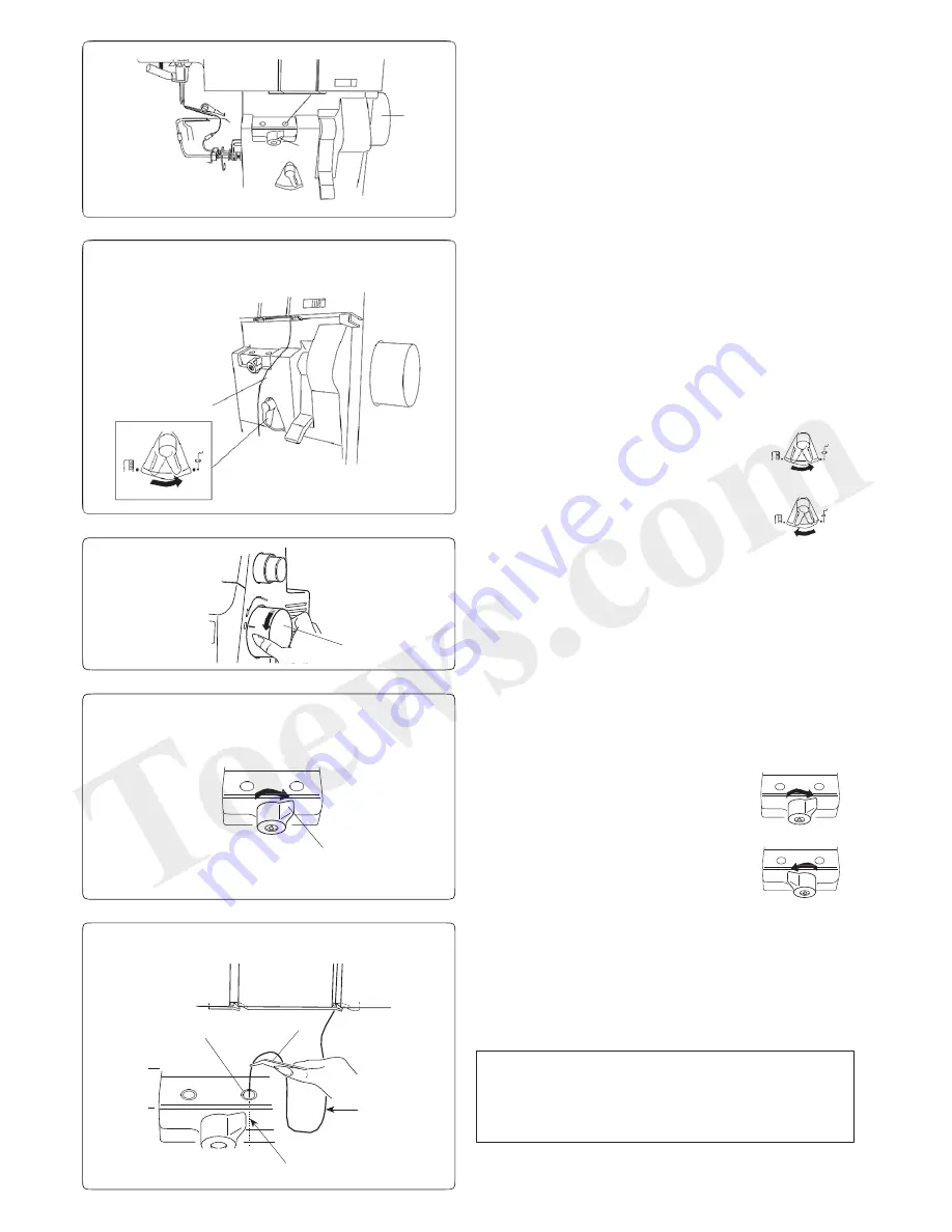 Janome Air Thread 2000D Professional Instruction Manual Download Page 21