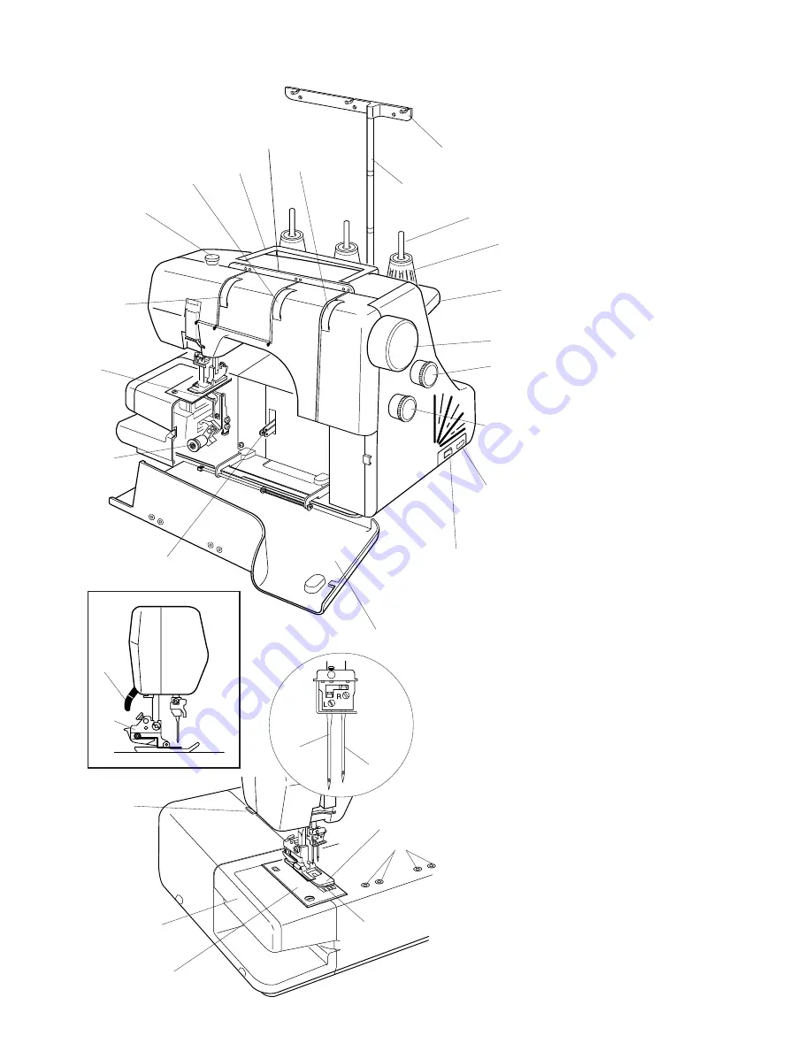 Janome COVER PRO 900CP Instruction Book Download Page 6