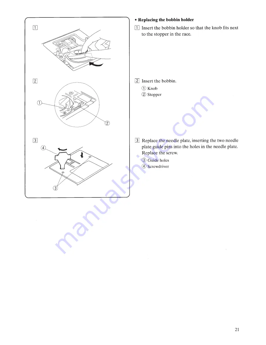 Janome JEM GOLD 660 Instruction Manual Download Page 22