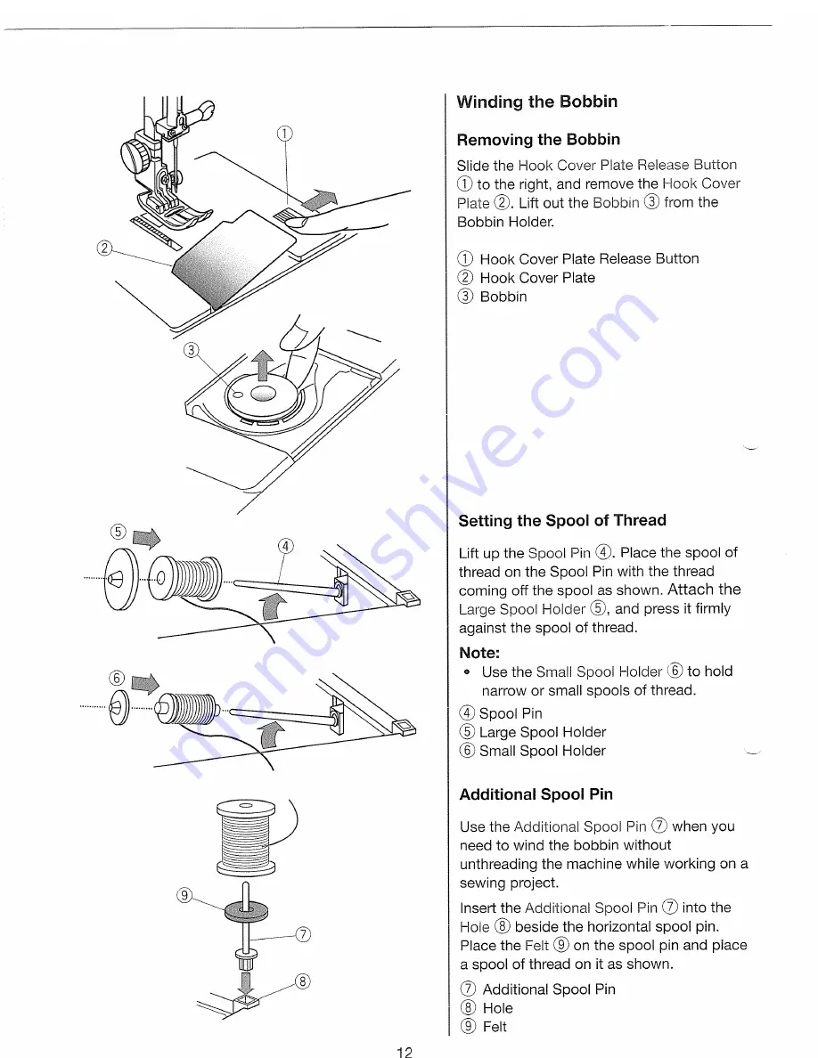 Janome Memory Craft 10000 Скачать руководство пользователя страница 14