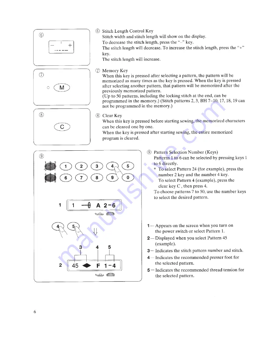 Janome Memory Craft 3500 Instruction Book Download Page 8