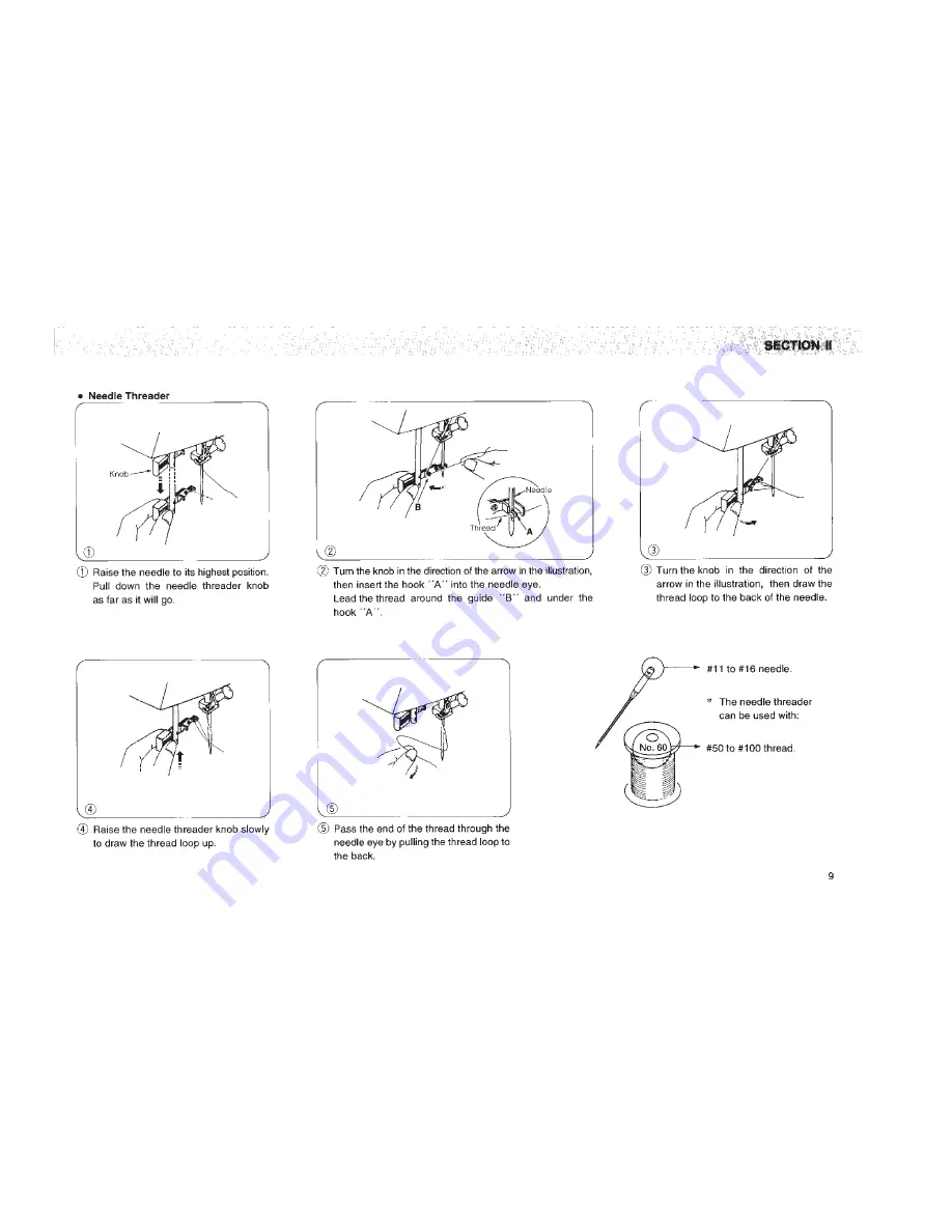 Janome MEMORY CRAFT 9000 Скачать руководство пользователя страница 14