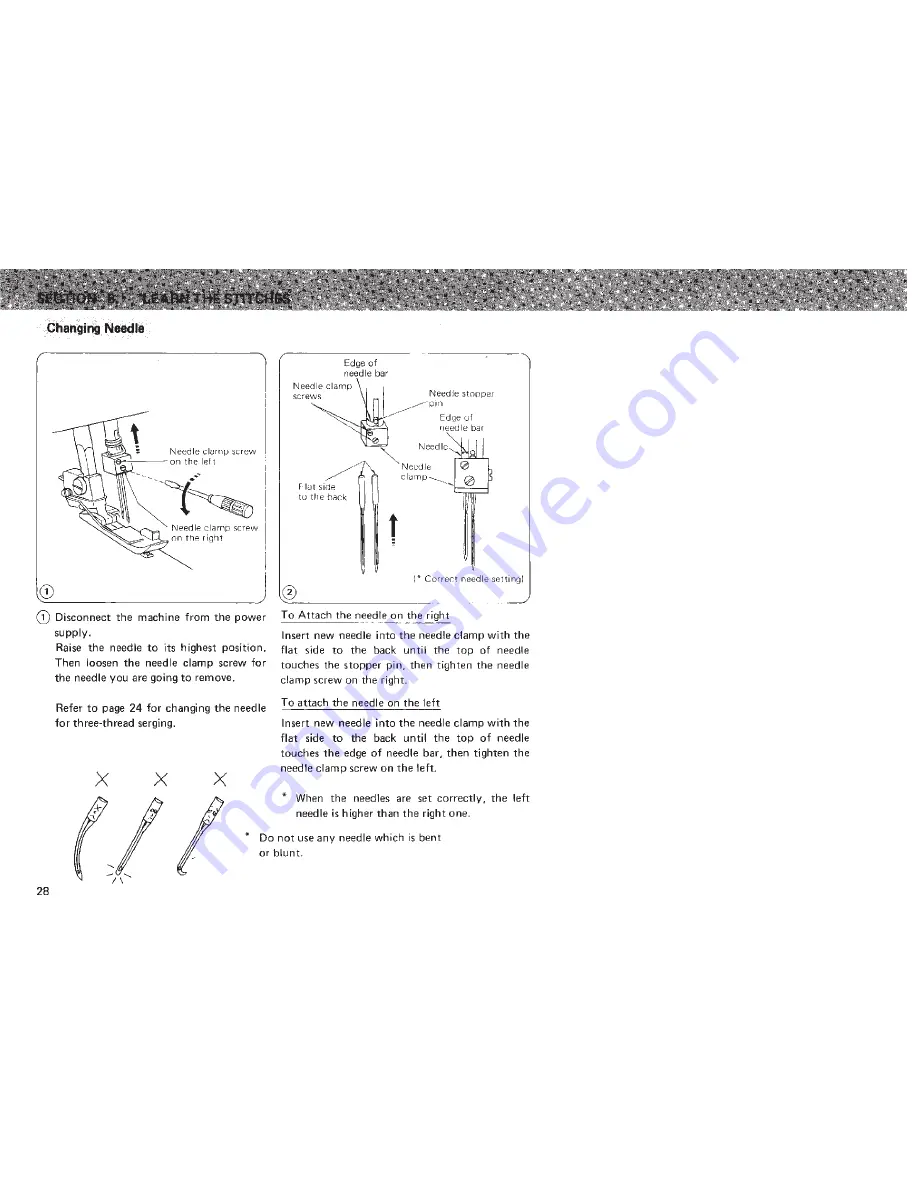 Janome myLock 134D Instruction Book Download Page 30