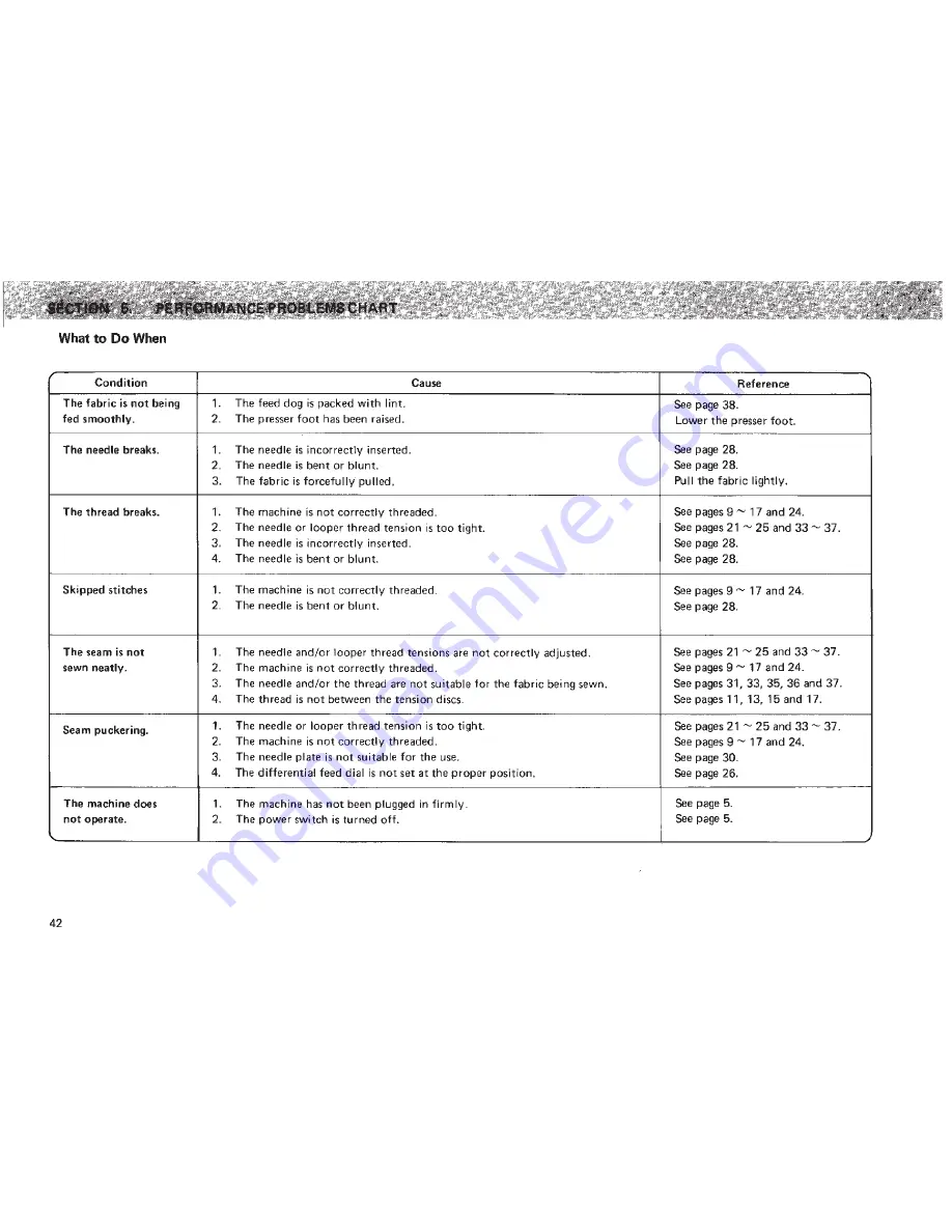 Janome myLock 134D Instruction Book Download Page 44