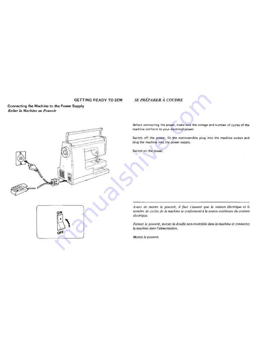 Janome SW-2018E Instruction Book Download Page 10