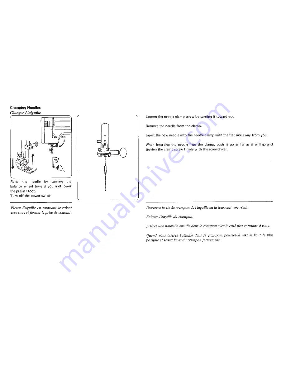 Janome SW-2018E Instruction Book Download Page 14