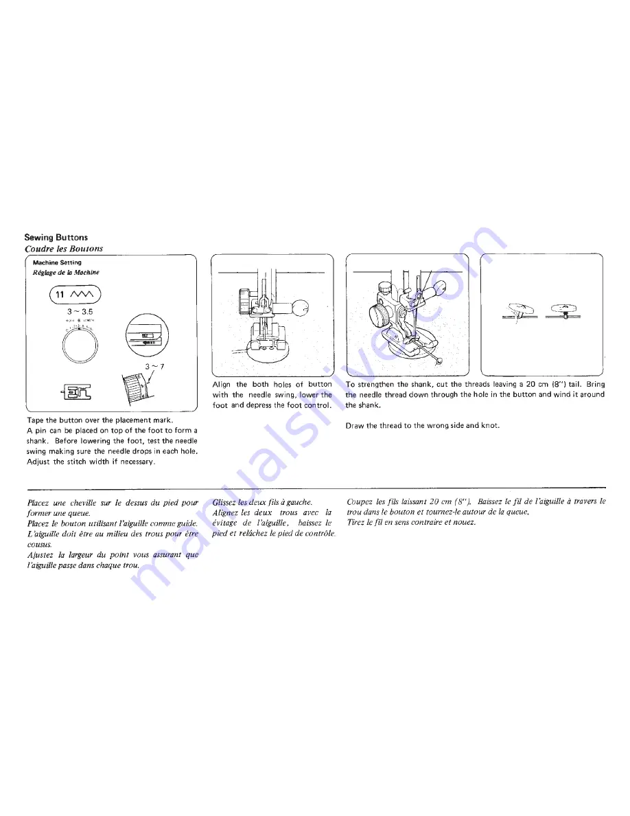 Janome SW-2018E Instruction Book Download Page 31