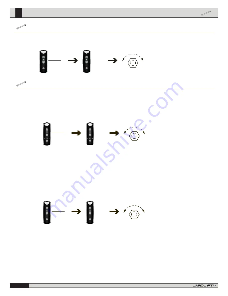 JAROLIFT TDRRT-01W Operating Manual Download Page 6