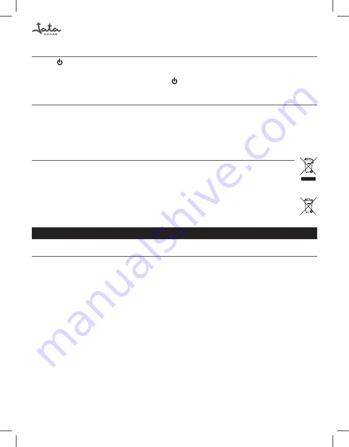 Jata hogar HBAL1202 Instructions Of Use Download Page 8