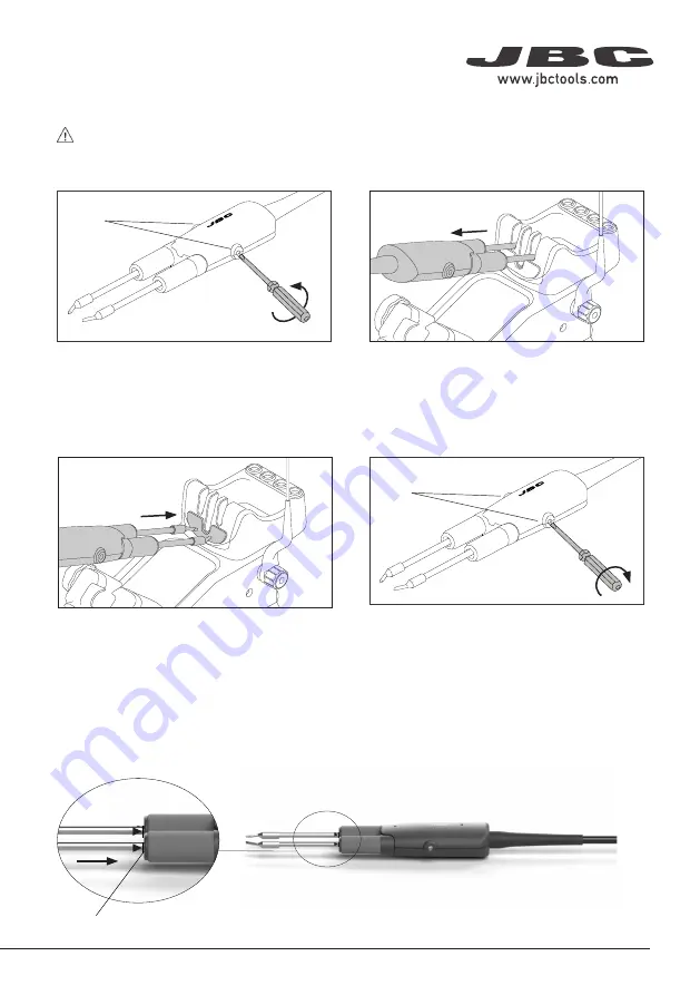 jbc HTS Instruction Manual Download Page 5