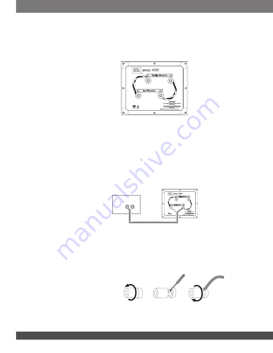 JBL 4365 Owner'S Manual Download Page 4