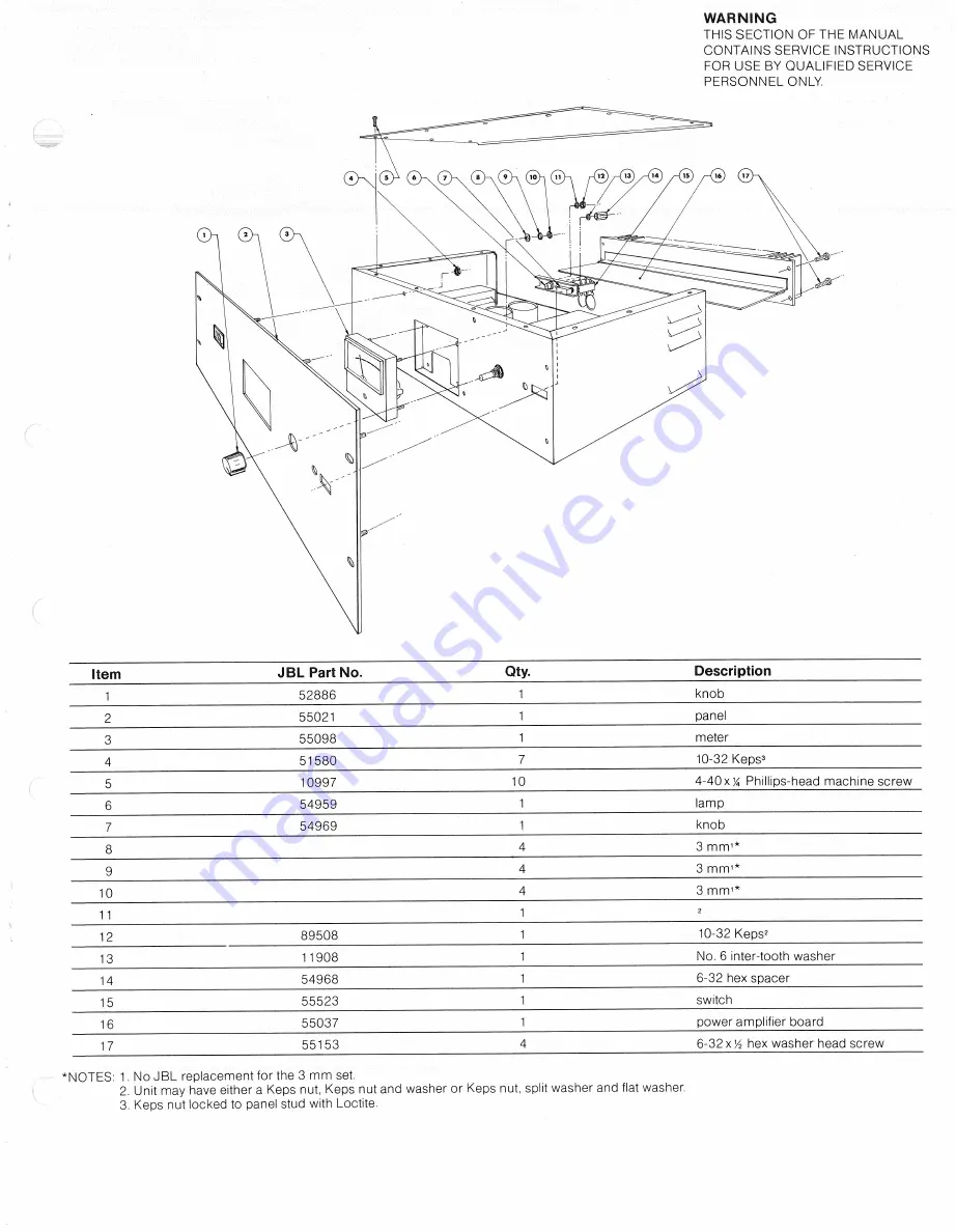 JBL 6021 Скачать руководство пользователя страница 5