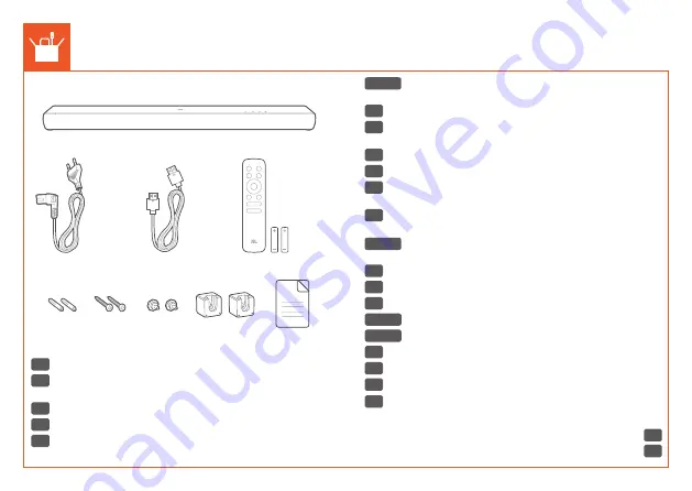 JBL CINEMA SB120 Скачать руководство пользователя страница 3