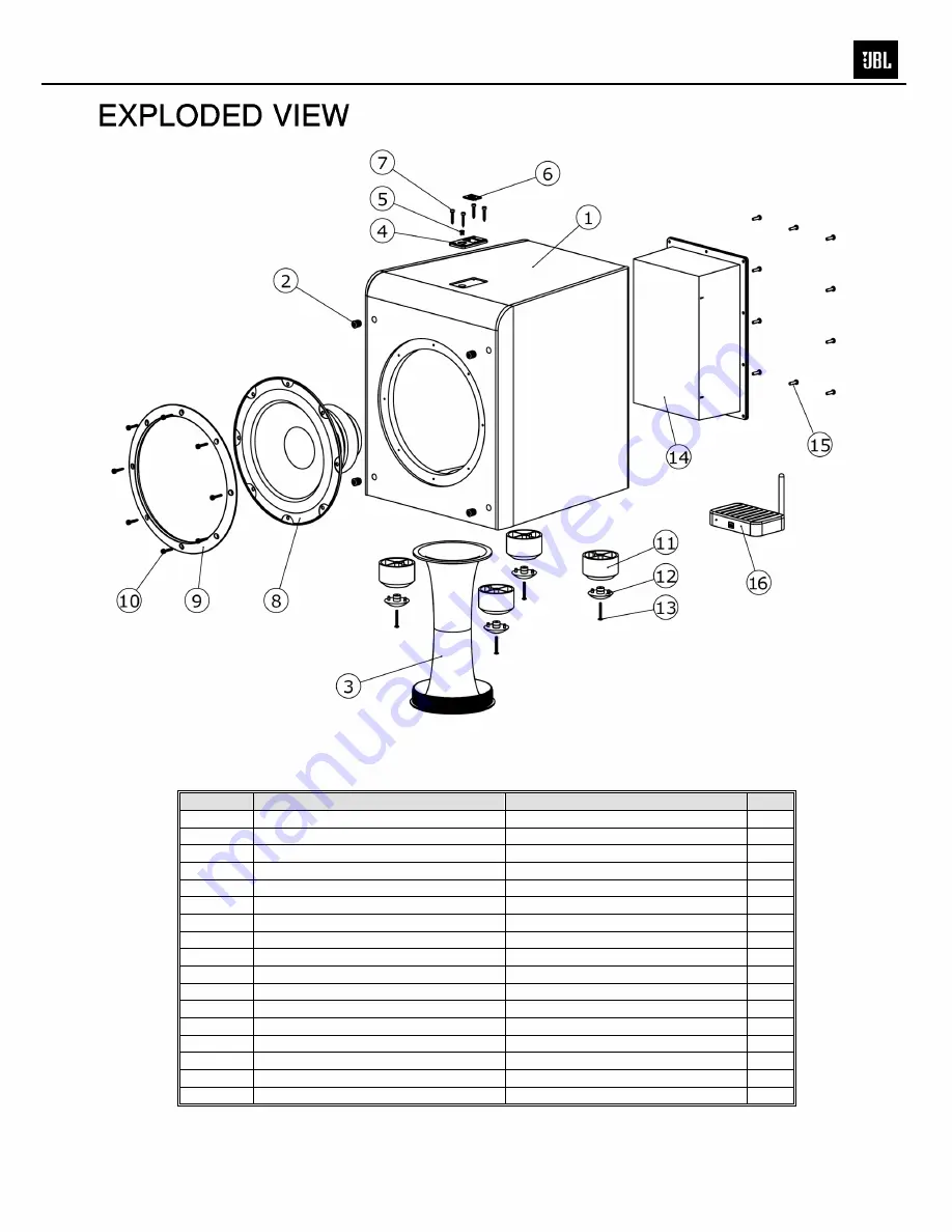 JBL ES150PW Скачать руководство пользователя страница 10