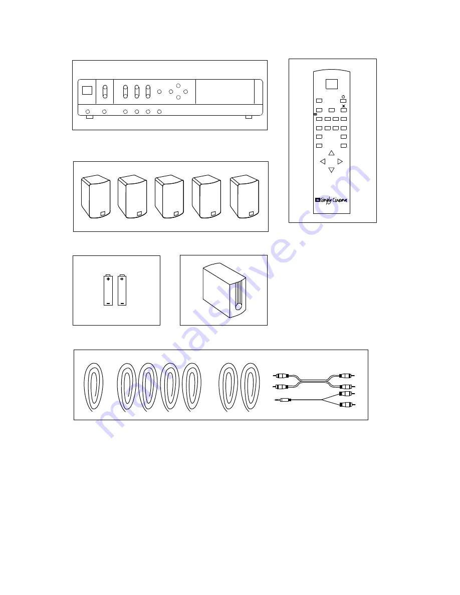 JBL SIMPLY CINEMA ESC200 Setup Manual Download Page 3