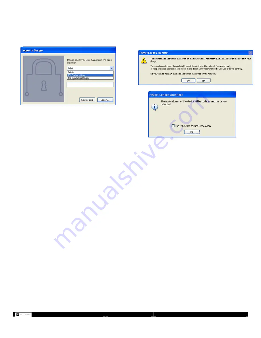 JBL Synthesis SDEC-3000 Calibration Manual Download Page 11