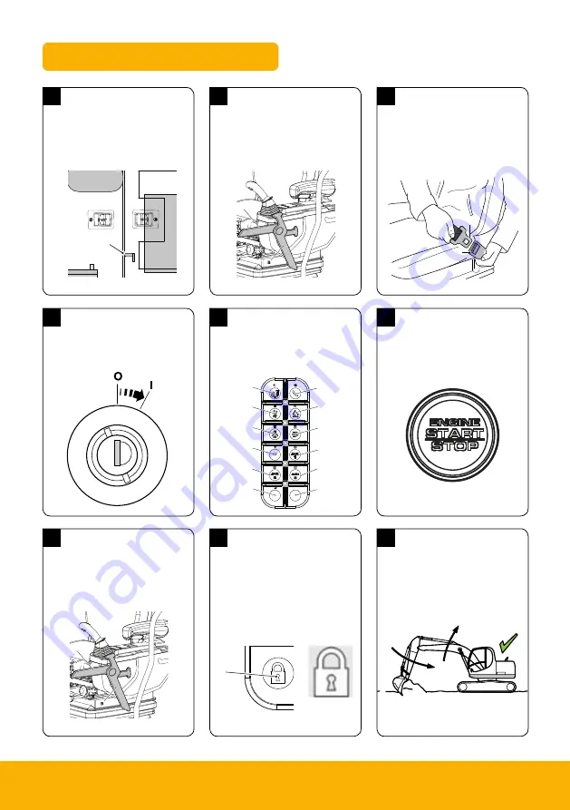 jcb 210 Series Quick Start Manual Download Page 17