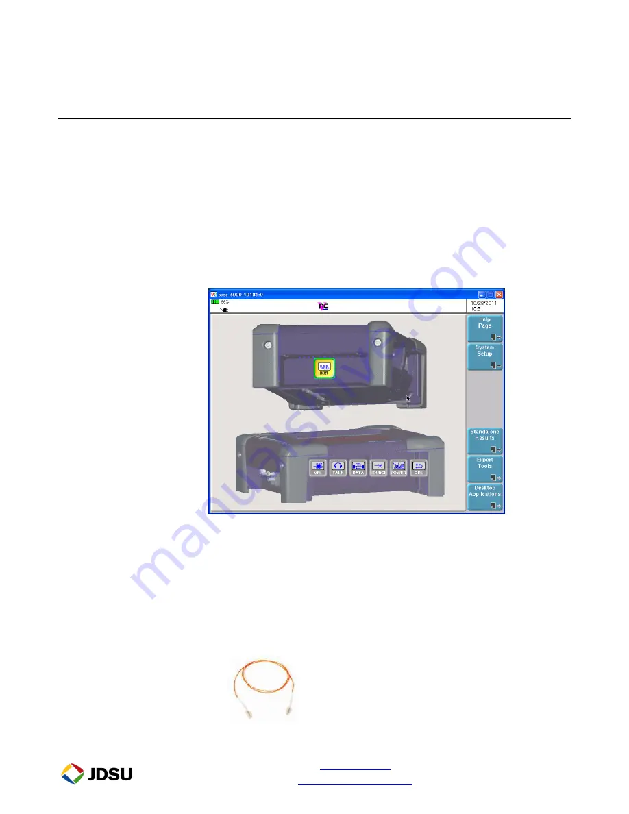 JDS Uniphase T-BERD 6000A Скачать руководство пользователя страница 5