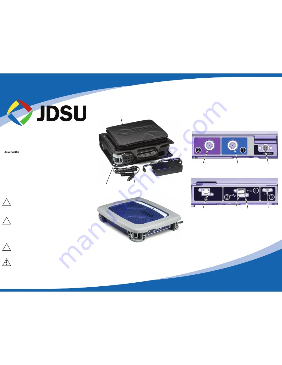 JDS Uniphase VSE-1100 Скачать руководство пользователя страница 1