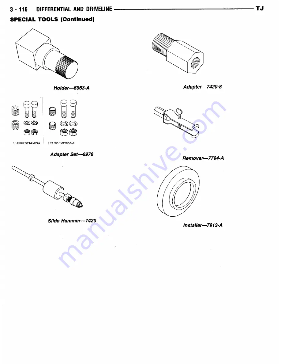 Jeep Wrangler 1997 Manual Download Page 242